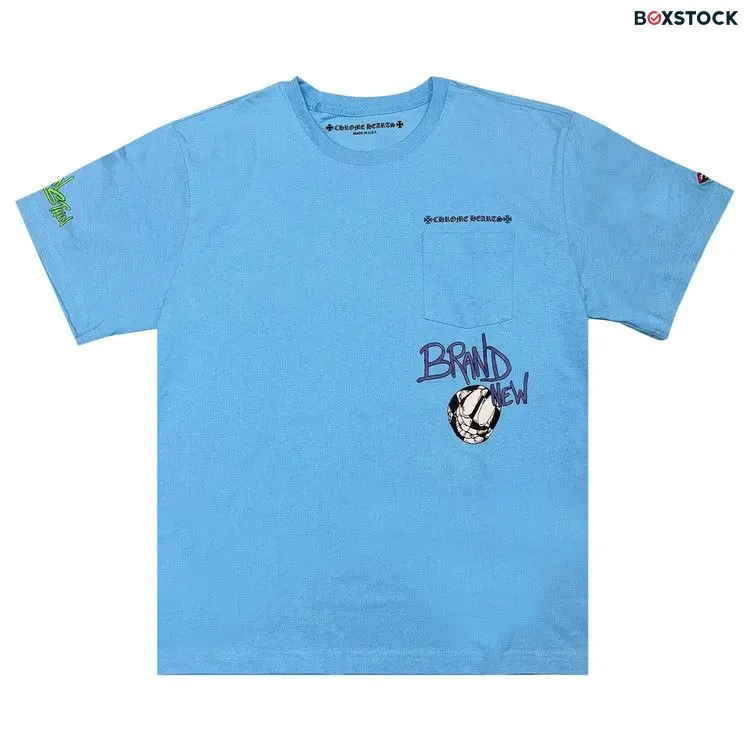 Chrome Hearts Matty Boy Brain New Tee 'Baby Blue' Spring/Summer 2024