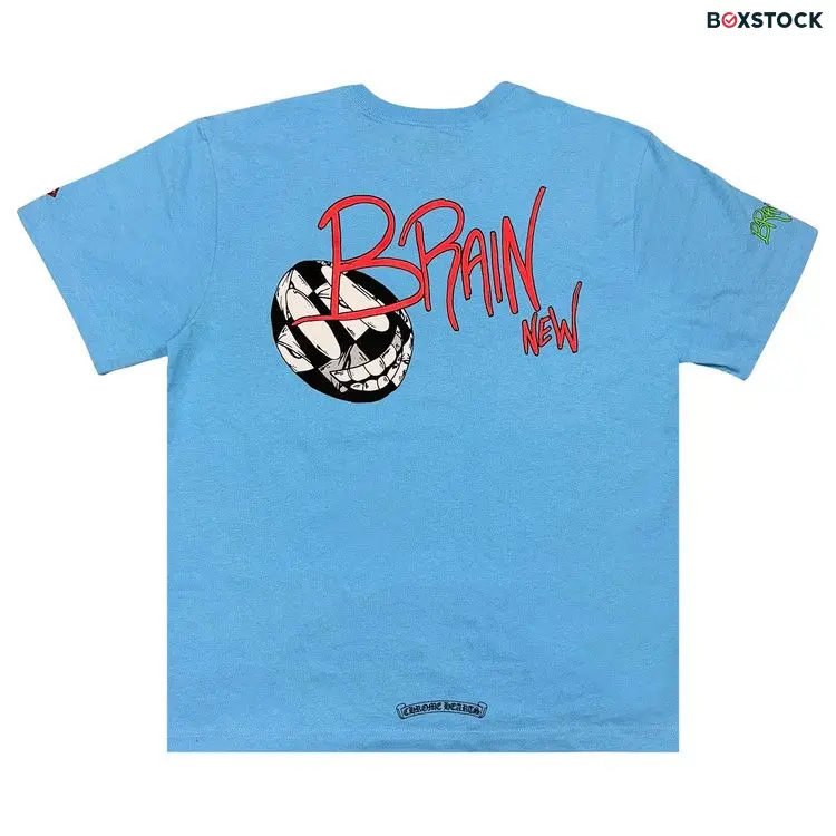 Chrome Hearts Matty Boy Brain New Tee 'Baby Blue' Spring/Summer 2024
