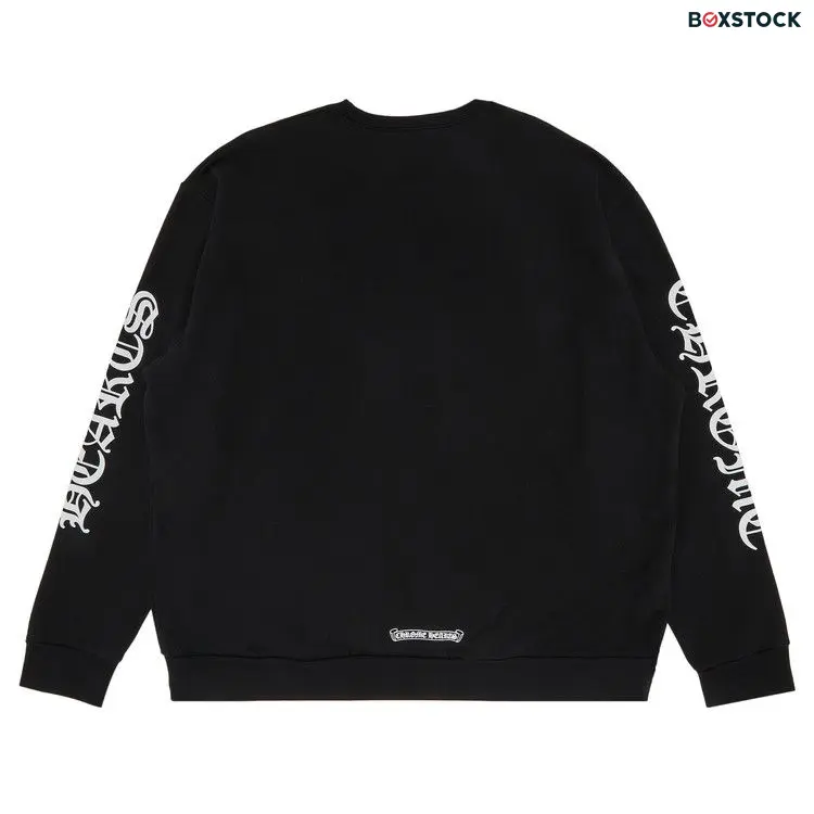 Chrome Hearts Neck Logo Crewneck Sweatshirt 'Black' Fall/Winter 2022