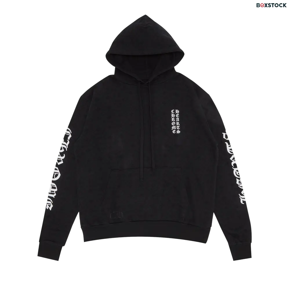 Chrome Hearts Plus Cross Allover Print Horseshoe Logo Hoodie 'Black'