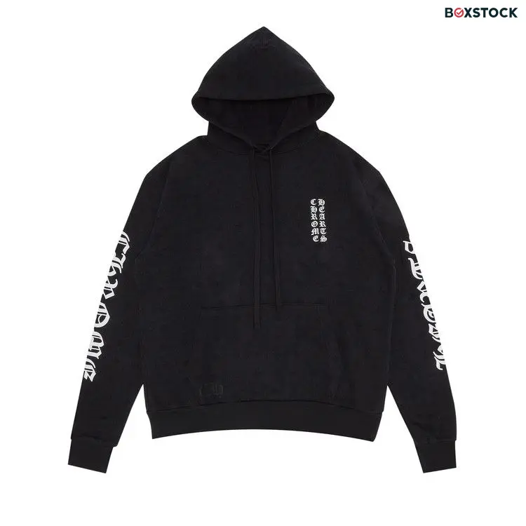 Chrome Hearts Plus Cross Allover Print Horseshoe Logo Hoodie 'Black'