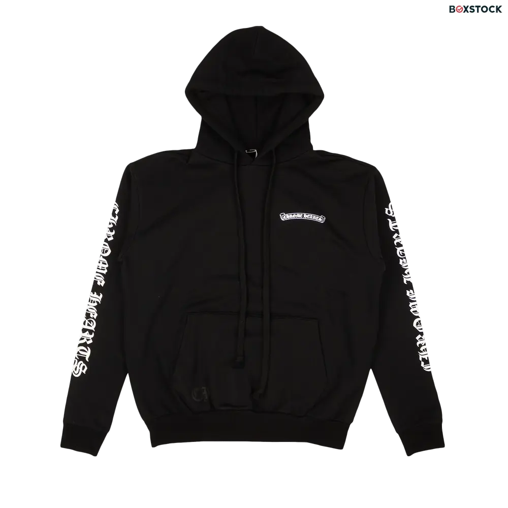 Chrome Hearts Script Logo Hoodie 'Black'