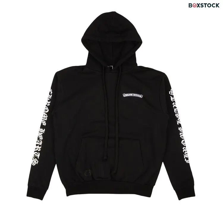 Chrome Hearts Script Logo Hoodie 'Black'