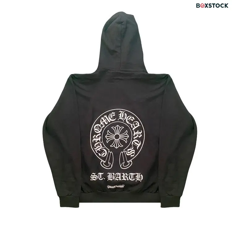 Chrome Hearts St. Barth Exclusive Horseshoe Hoodie 'Black'