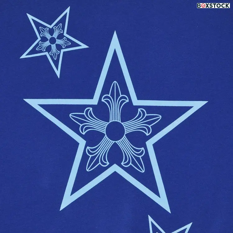 Chrome Hearts Star Long-Sleeve Shirt 'Blue' Spring/Summer 2022
