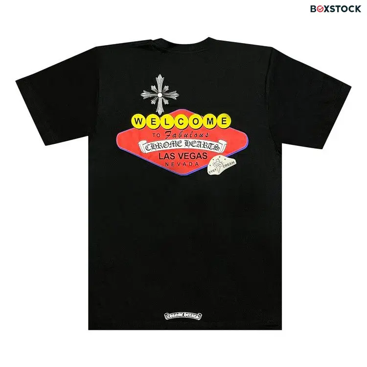 Chrome Hearts T-Shirt (Las Vegas Exclusive) 'Black/Multicolor'