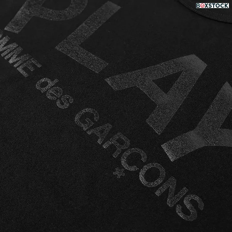 Comme des Garçons PLAY Play Logo Tee 'Black' Spring/Summer 2021