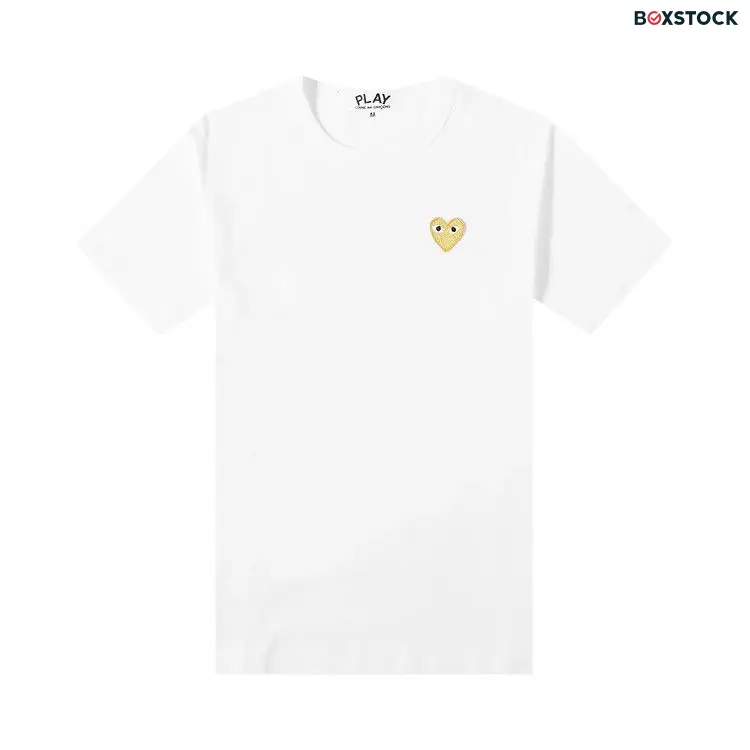Comme des Garçons PLAY Heart Logo Tee 'White' Spring/Summer 2021