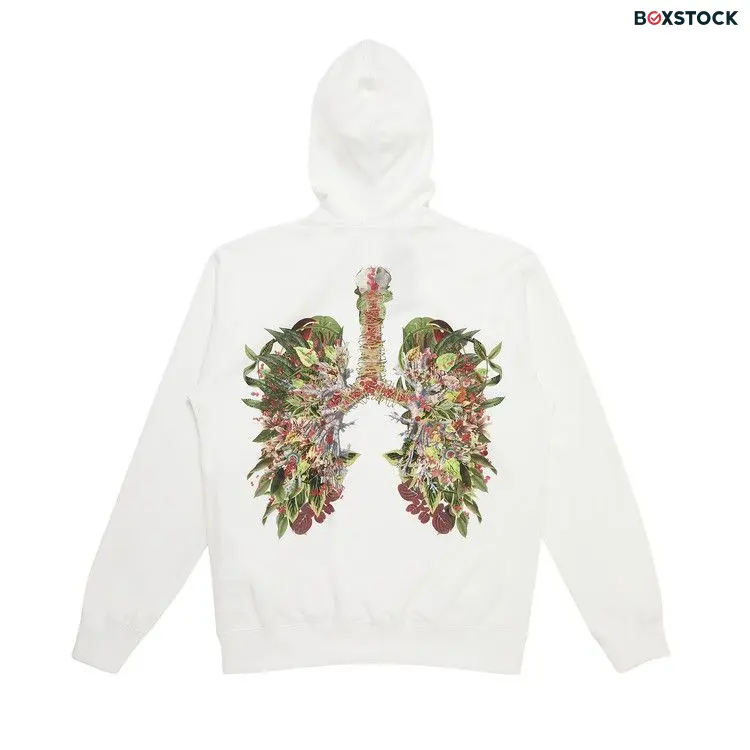 Comme des Garçons Homme Plus Back Print Hoodie 'White' Spring/Summer 2022