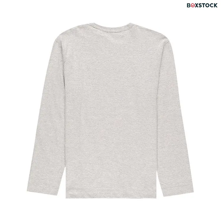 Comme des Garçons PLAY Comme des Garçons Long-Sleeve Play T-Shirt With Sideways Red Heart 'Grey' Spring/Summer 2020