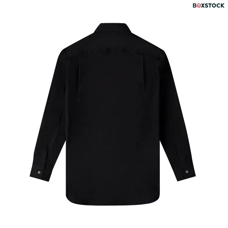 Comme des Garçons PLAY Comme des Garçons Long-Sleeve Woven Button Down Shirt With Red Heart 'Black' Spring/Summer 2020