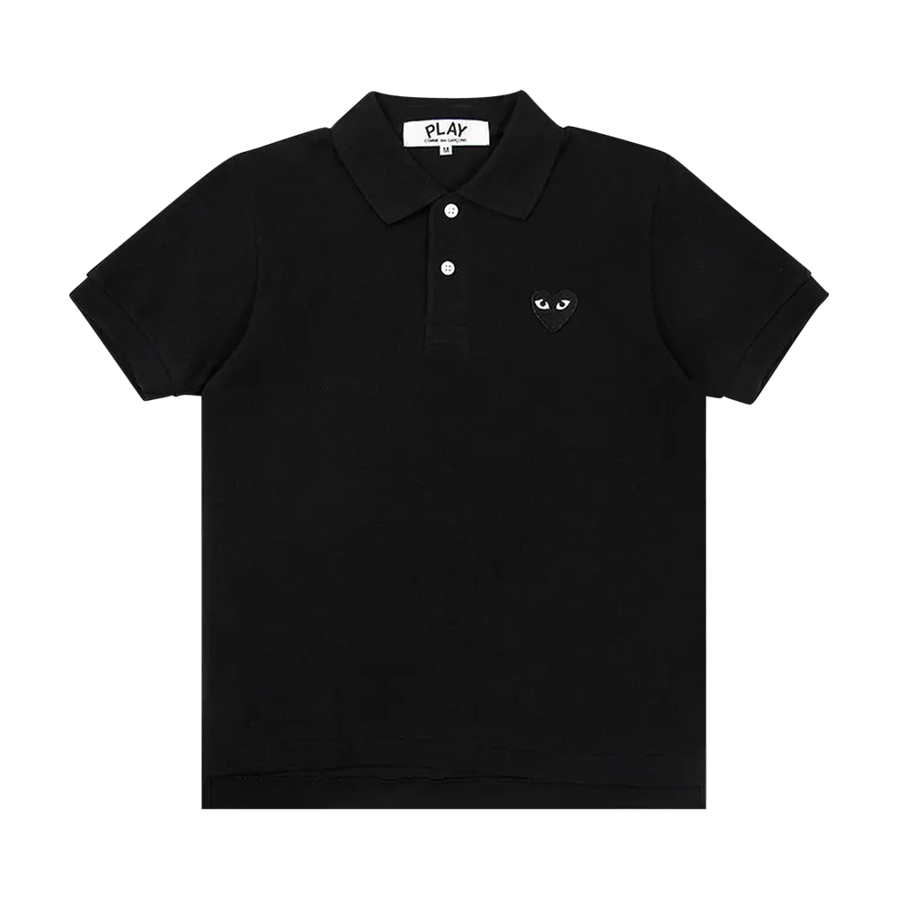 Comme des Garçons PLAY Black Emblem Polo Shirt 'Black' Pre-Fall 2020