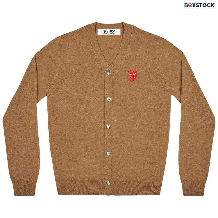 Comme des Garçons PLAY Cardigan 'Brown' Spring/Summer 2021