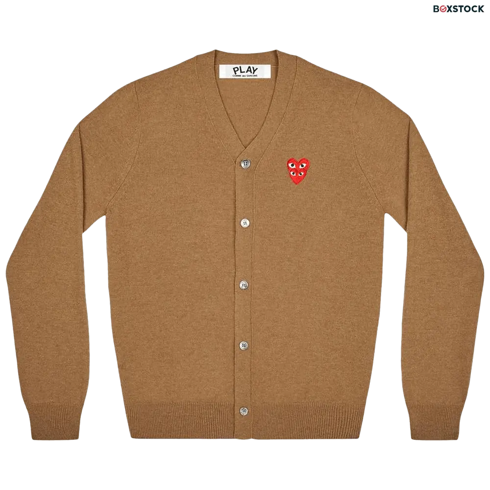 Comme des Garçons PLAY Cardigan 'Brown' Spring/Summer 2021