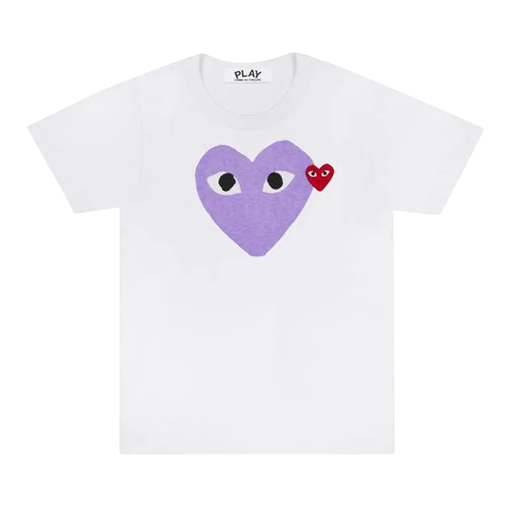 Comme des Garçons PLAY Colored Heart Tee 'White' Spring/Summer 2020
