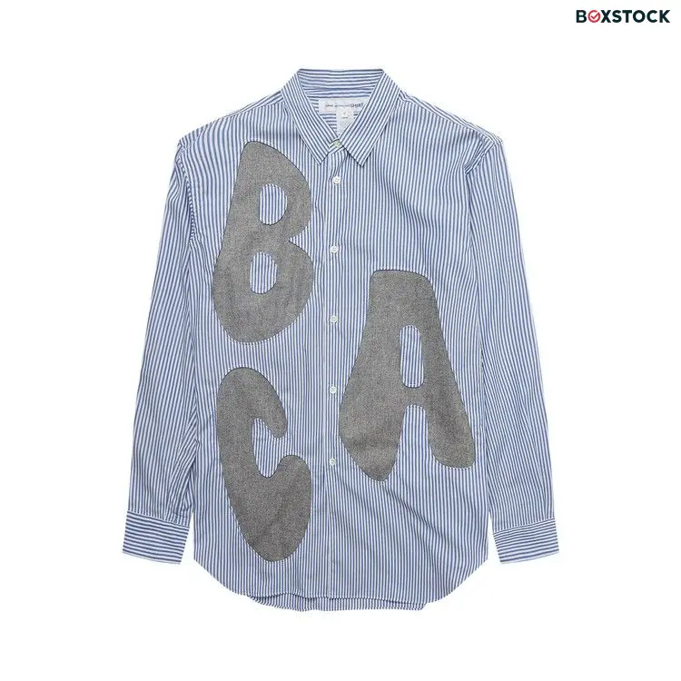 Comme des Garçons SHIRT ABC Stripe Shirt 'Melange Grey' Fall/Winter 2022