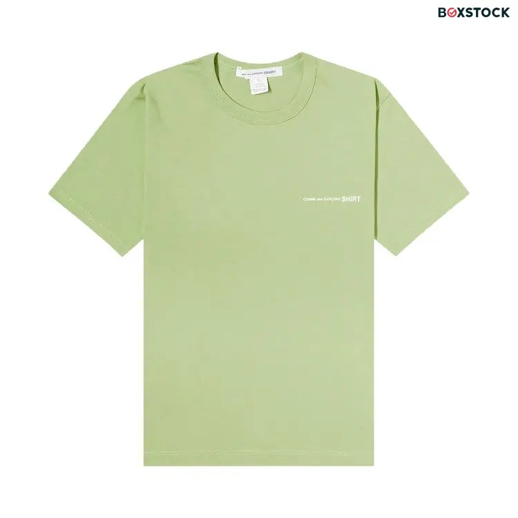 Comme des Garçons SHIRT Chest Logo Tee 'Green' Spring/Summer 2024