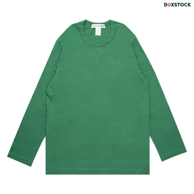 Comme des Garçons SHIRT Rear Logo Long-Sleeve T-Shirt 'Green' Fall/Winter 2022