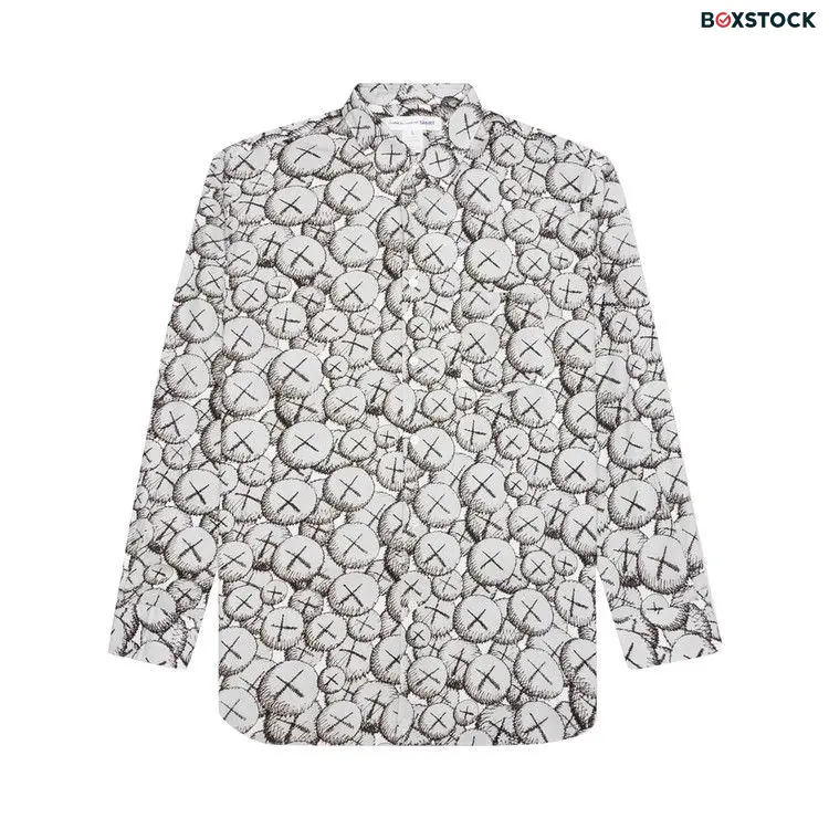 Comme des Garçons SHIRT x KAWS Classic Printed Shirt Print D 'Grey' Fall/Winter 2021
