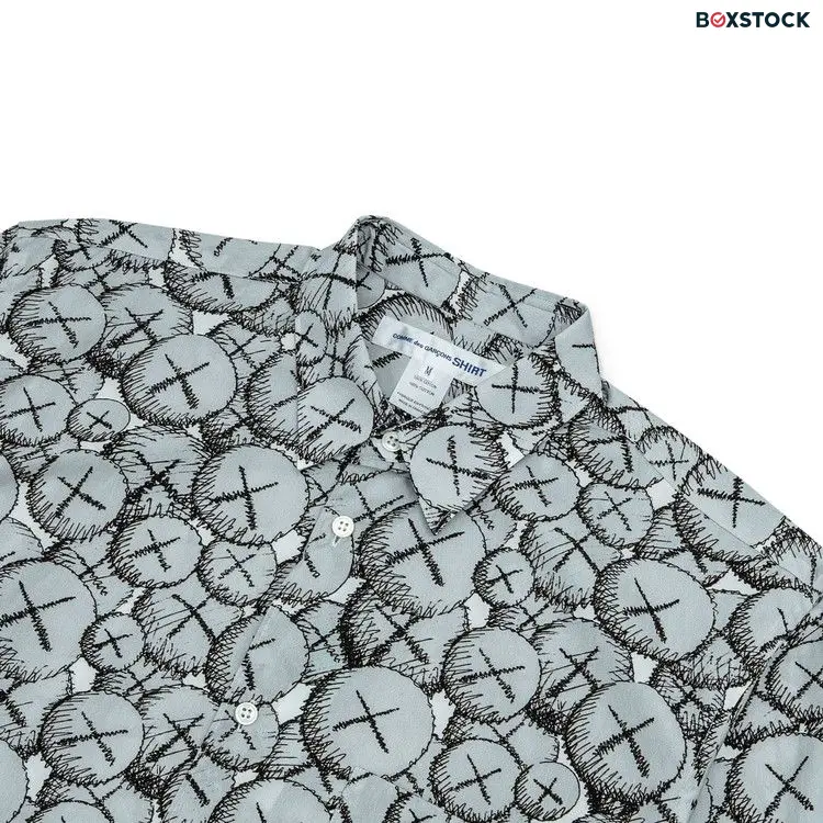 Comme des Garçons SHIRT x KAWS Classic Printed Shirt Print D 'Grey' Fall/Winter 2021