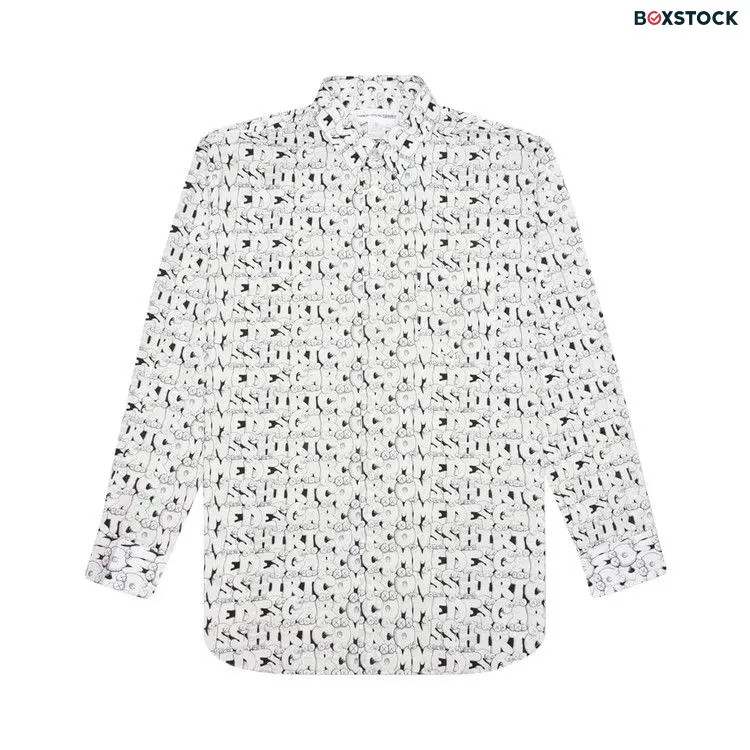 Comme des Garçons SHIRT x KAWS Classic Printed Shirt Print E 'White' Fall/Winter 2021