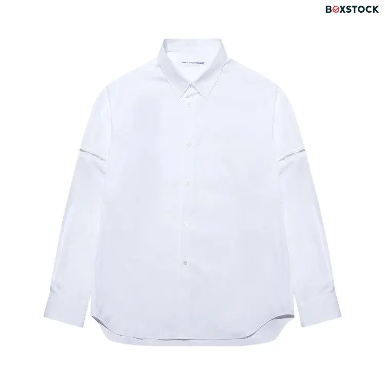 Comme des Garçons SHIRT Zip Off Sleeve Shirt 'White' Fall/Winter 2023