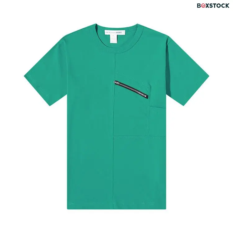 Comme des Garçons SHIRT Zip T-Shirt 'Green' Fall/Winter 2022