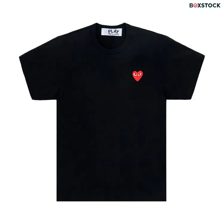 Comme des Garçons PLAY Comme des Garçons Short-Sleeve Play T-Shirt With Red Heart 'Black' Spring/Summer 2020