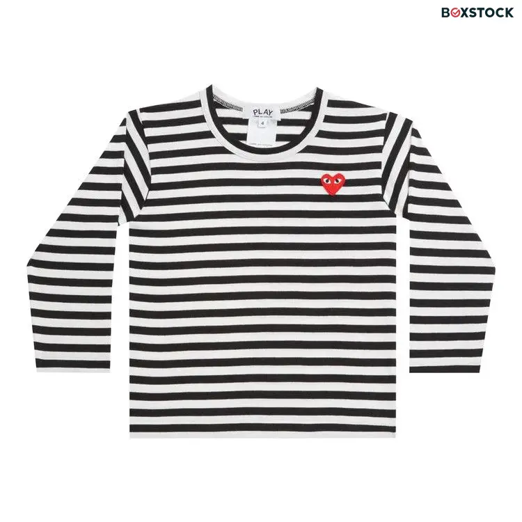 Comme des Garçons Stripe Print Long-Sleeve T-Shirt 'Stripe' Multi-Color Fall/Winter 2022