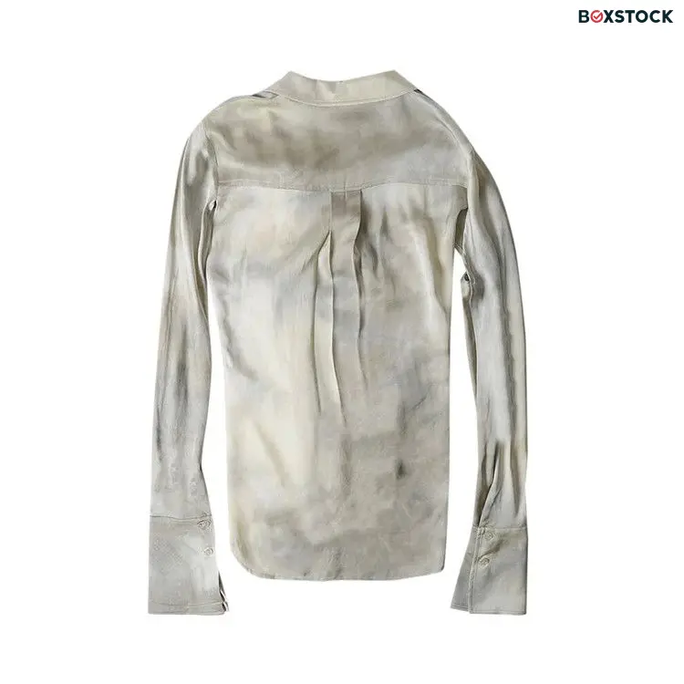 Coperni Cut Out Detailed Gradient Effect Shirt 'Beige' Tan Fall/Winter 2023