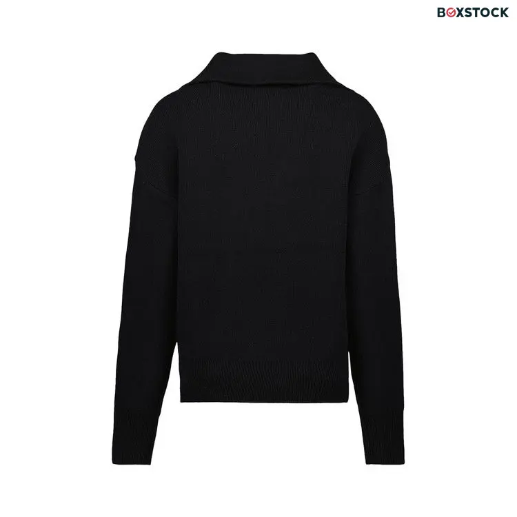 Coperni Half Zip Boxy Sweater 'Black' Fall/Winter 2023