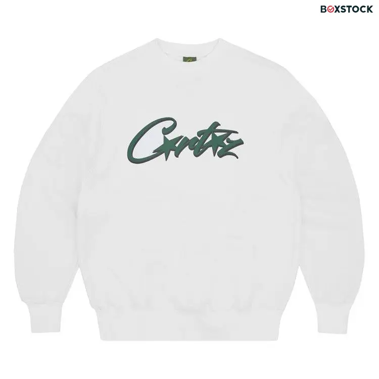 Corteiz Allstarz Sweatshirt 'White/Green' Spring/Summer 2023