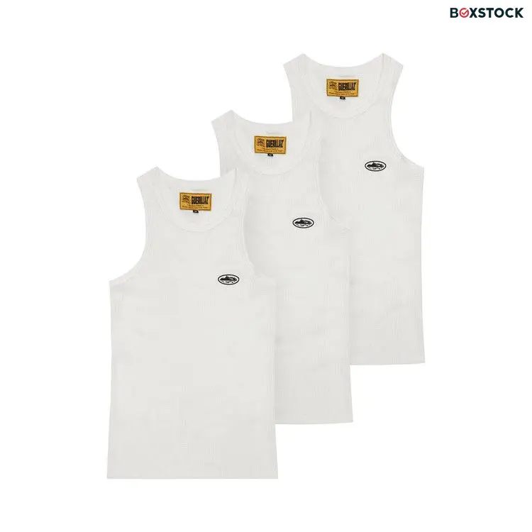 Corteiz Bolo Essentials Tank Top (3 Pack) 'White' Fall/Winter 2023
