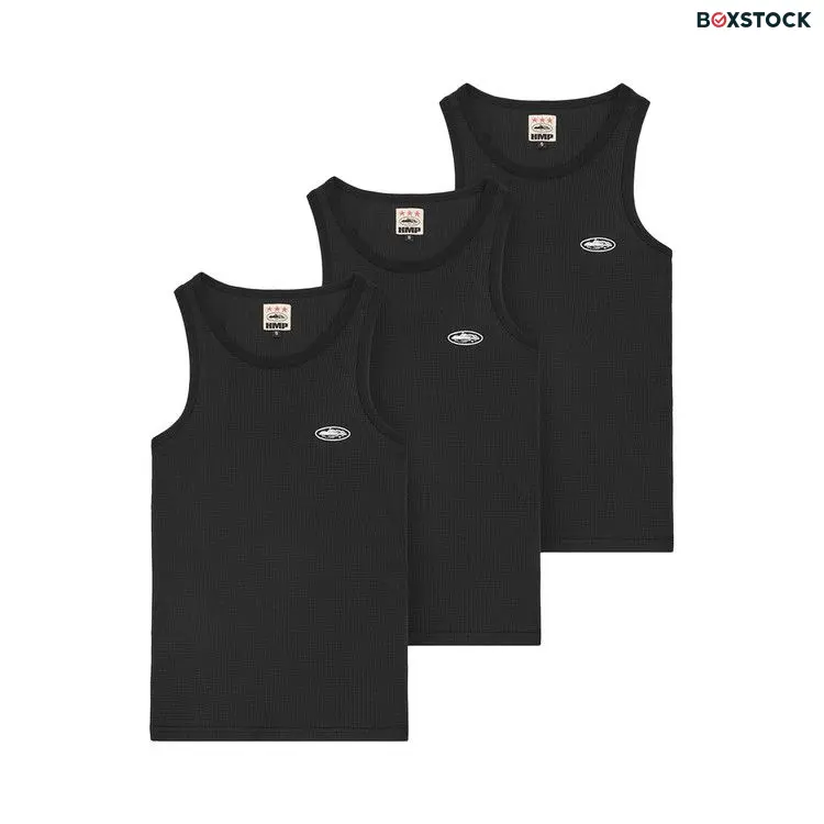 Corteiz HMP Essentials Tank Top (3 Pack) 'Black' Spring/Summer 2024
