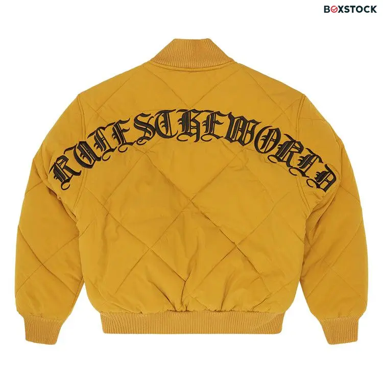 Corteiz Olde English Quilted Bomber Jacket 'Yellow' Fall/Winter 2023