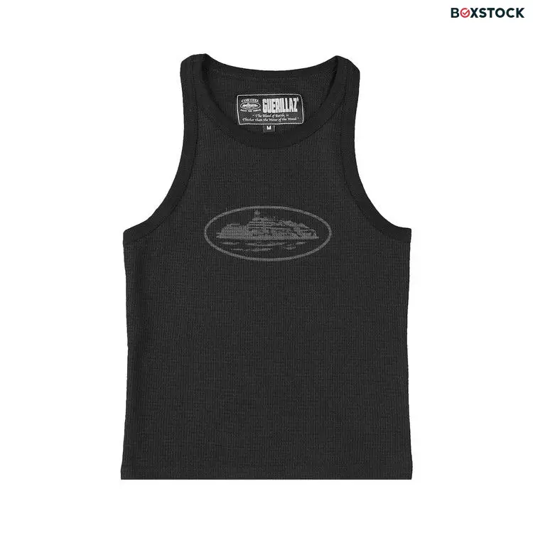 Corteiz Tank Top 'Triple Black' Fall/Winter 2023