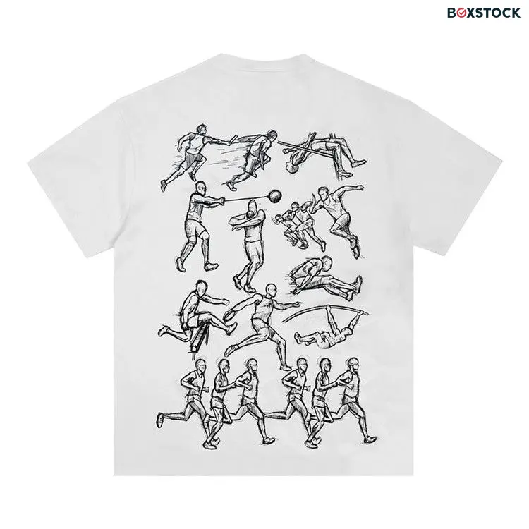 Corteiz Track And Field Tee *New Blank* 'White' Spring/Summer 2024