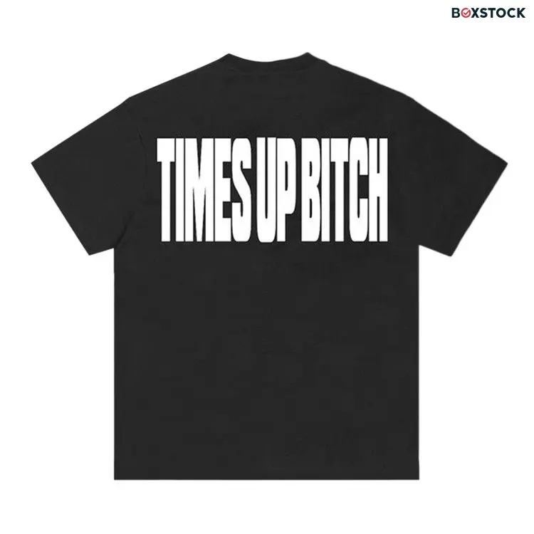 Corteiz Times Up Tee 'Black' Fall/Winter 2023