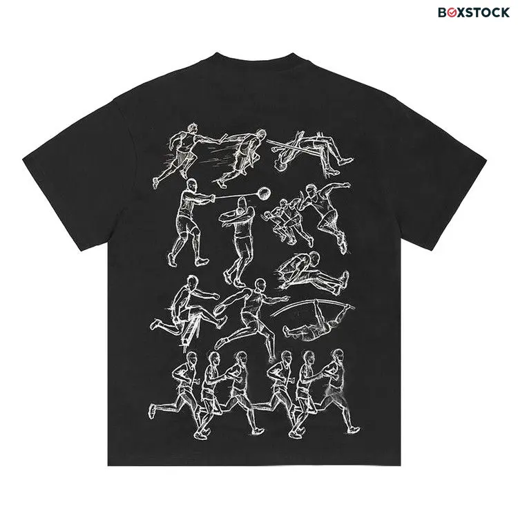 Corteiz Track And Field Tee *New Blank* 'Black' Spring/Summer 2024