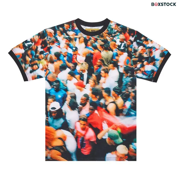 Corteiz World Cup Chaos Ribbed T-Shirt 'Multicolor' Multi-Color Fall/Winter 2023
