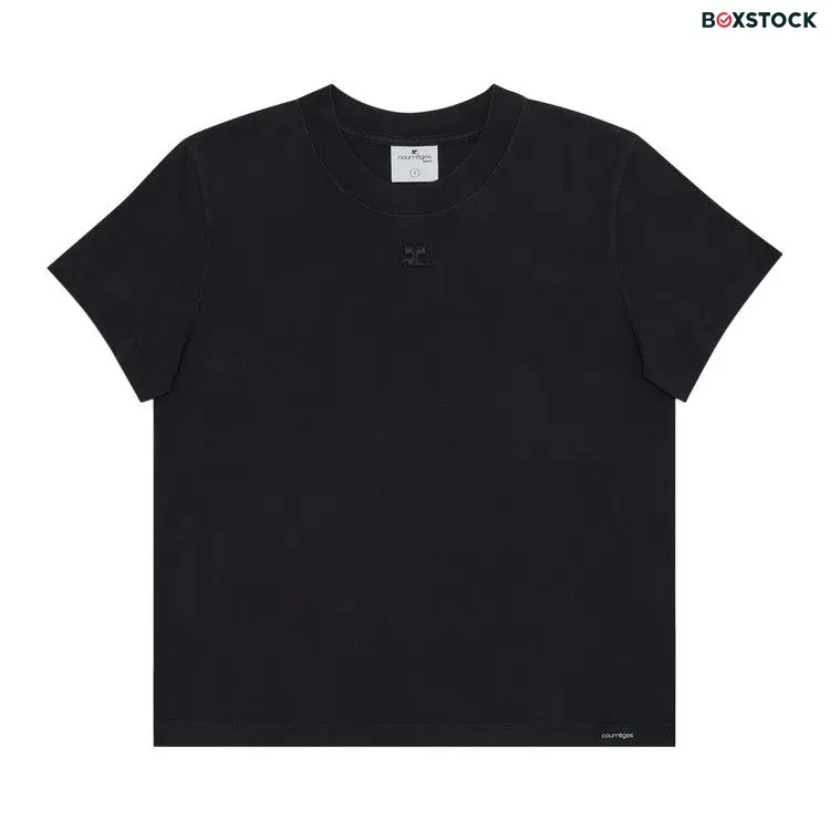 Courrèges AC Straight Dry T-Shirt 'Stonewashed Grey' Fall/Winter 2023