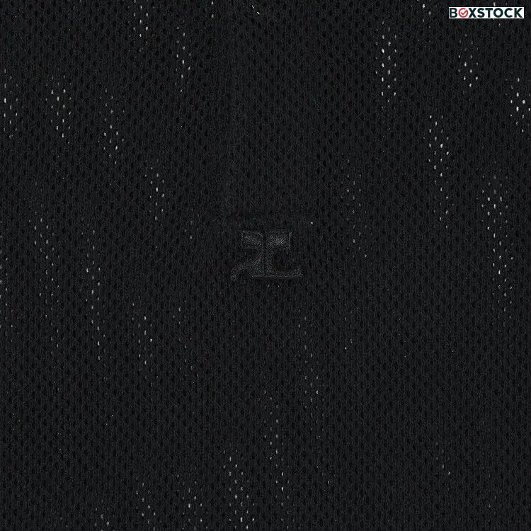 Courrèges AC Mesh Polo 'Black' Spring/Summer 2024