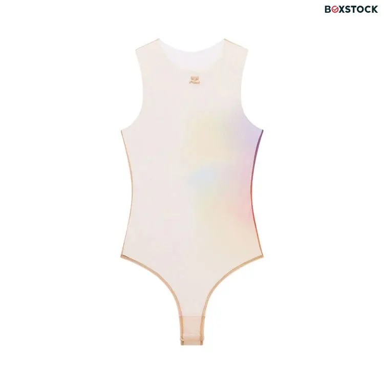 Courrèges Aura Tulle Body 'Caramel' Multi-Color Spring/Summer 2024