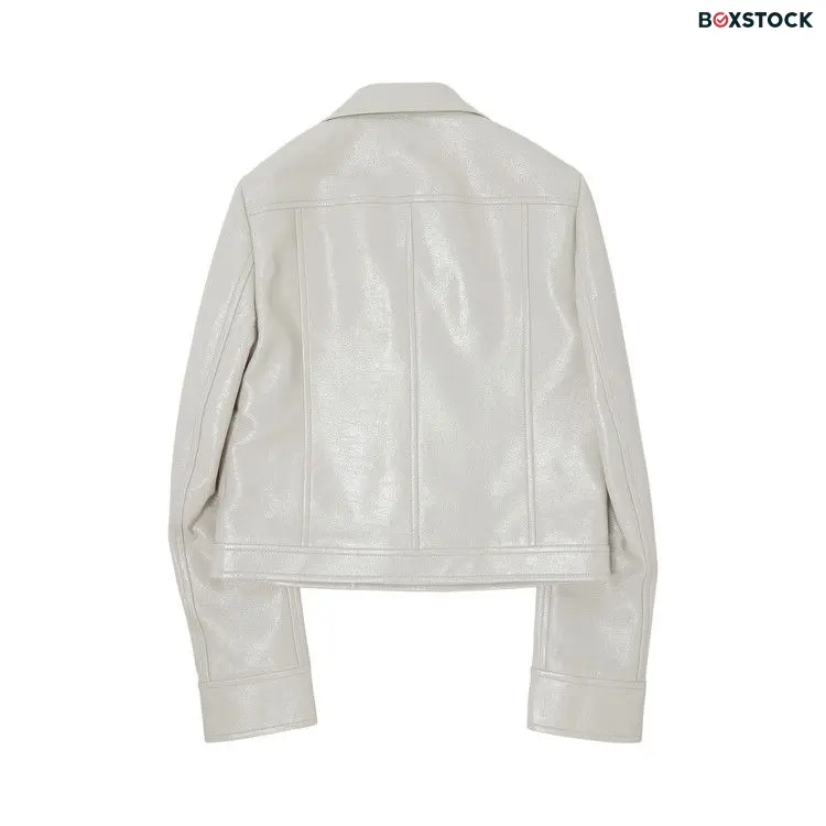 Courrèges Vinyl Jacket 'Mastic Grey' Fall/Winter 2022