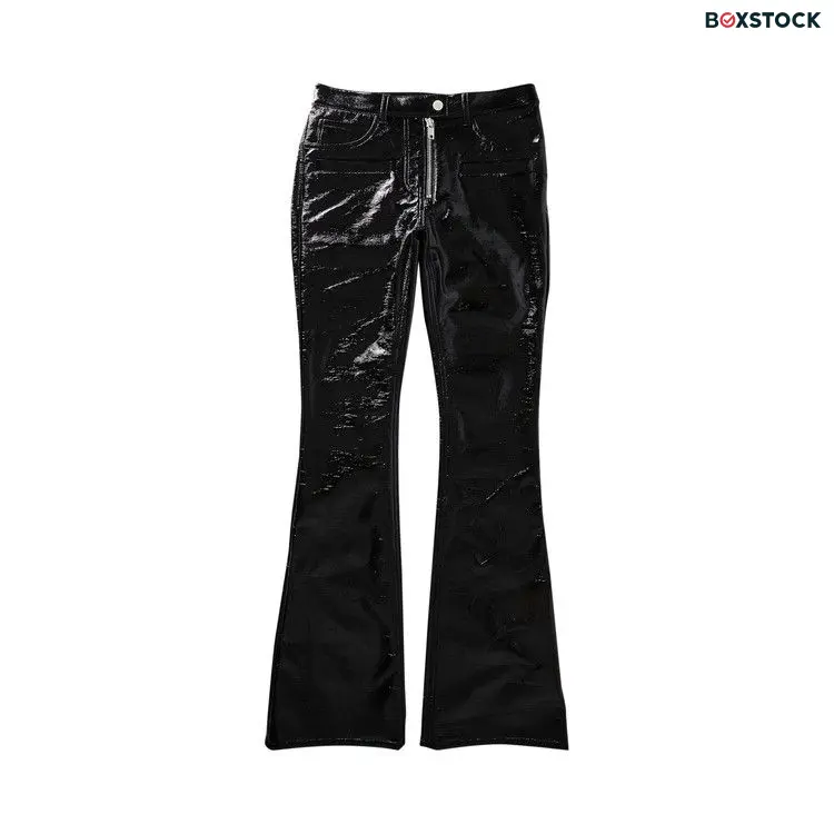 Courrèges Vinyl Zipped Pants 'Black' Spring/Summer 2023