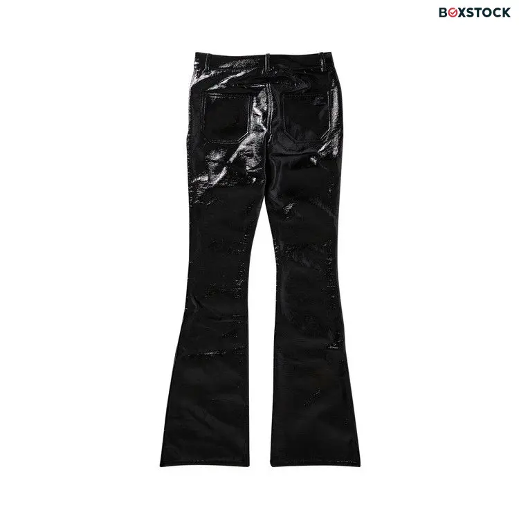 Courrèges Vinyl Zipped Pants 'Black' Spring/Summer 2023