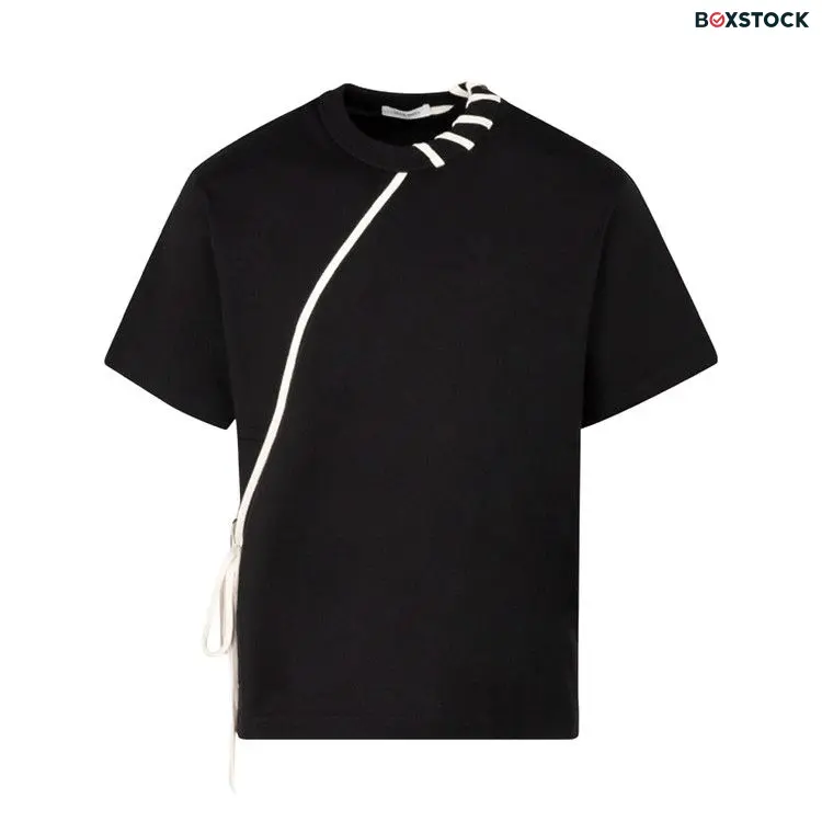 Craig Green Laced T-Shirt 'Black/Cream'