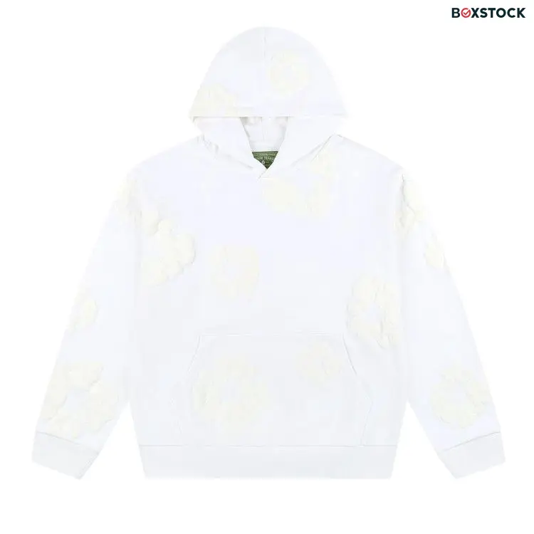 Denim Tears Mono Cotton Wreath Sweatshirt 'White' Spring/Summer 2024