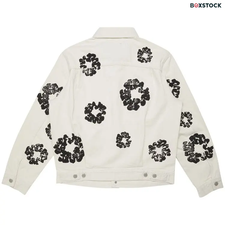 Denim Tears Type II All Over Wreath Jacket 'White' Fall/Winter 2023