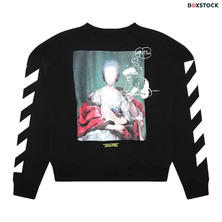 Off-White Diag Mariana De Silva Over Crewneck 'Black' Fall/Winter 2019